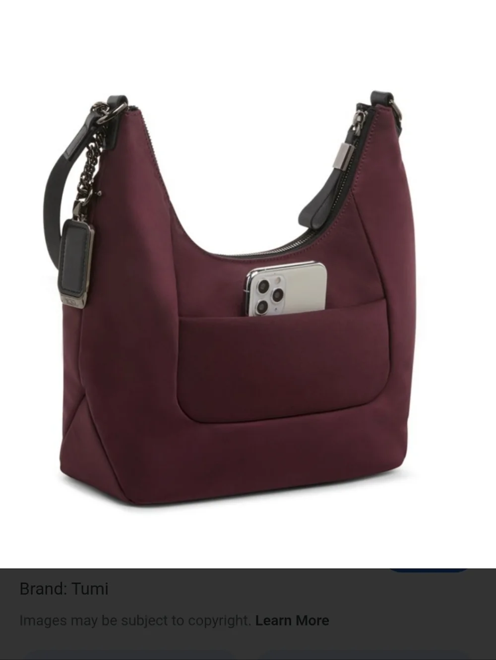 TUMI Dark‎ Purple (SWEET PLUM) Crossbody Bag
